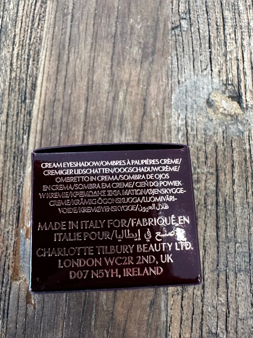 Charlotte Tilbury Eyes to Mesmerise Cream Eye Color - Deep Plum